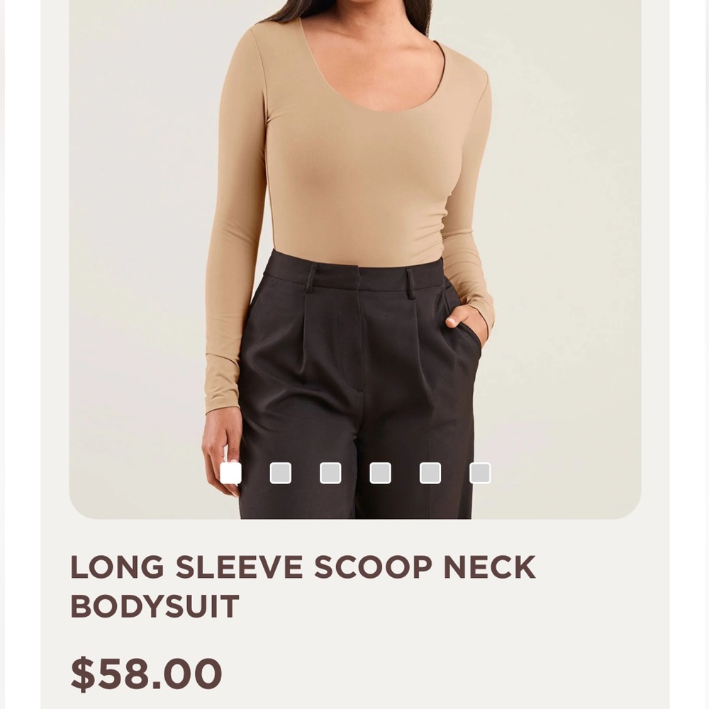 Nuuds scoop bodysuit